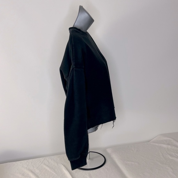 Womens crop top crew neck sweatshirt size US XS - Picture 2 of 3